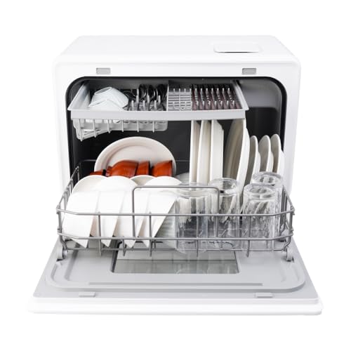 THANKO タンク式食器洗い乾燥機 ラクア ファミリー ワイド TKDWWDHWH 食洗機 フライパンも入る 大容量 コンパクト 工事不要 3~5人用 家庭用